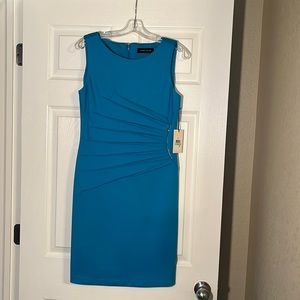 Aqua blue Ivanka Trump, size 8 dress. Never worn, still has tags.
